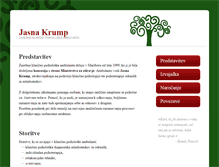 Tablet Screenshot of jasnakrump.com